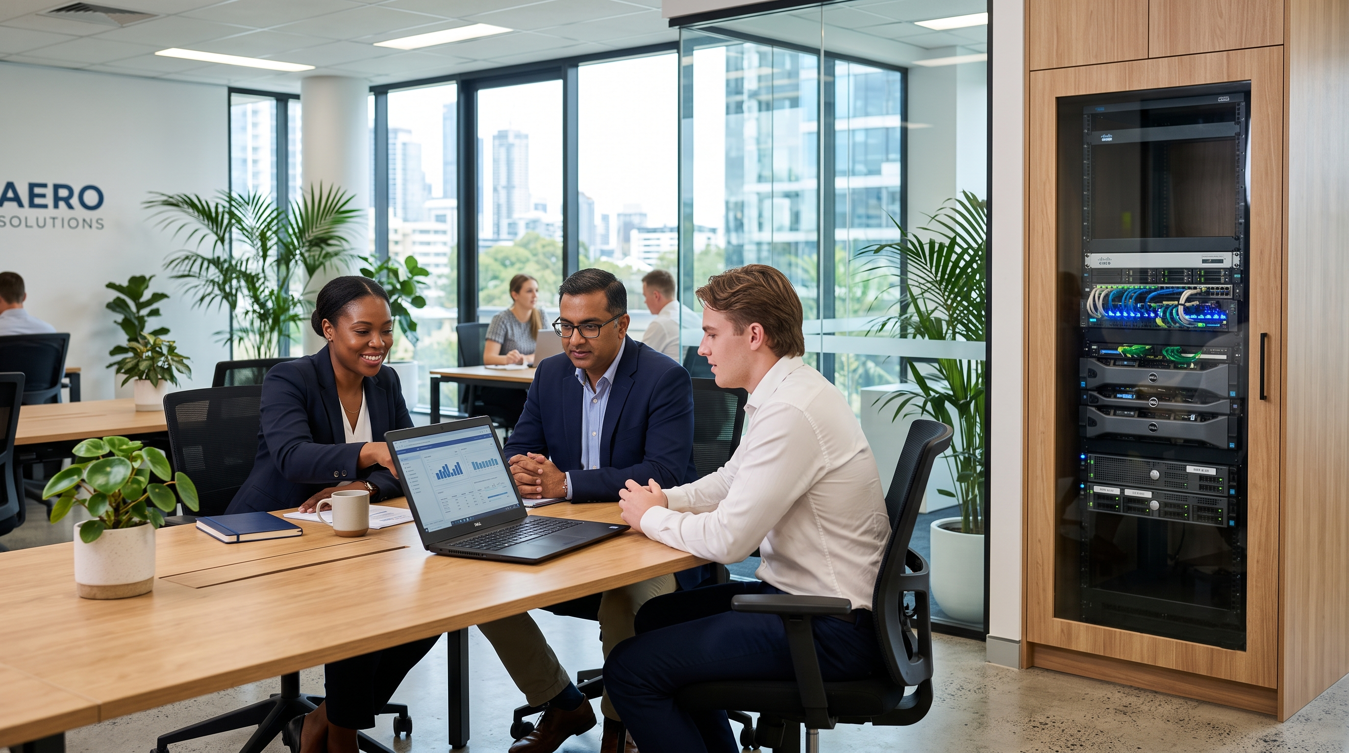 An Australian team running its own AI model in-house while keeping client data inside the business